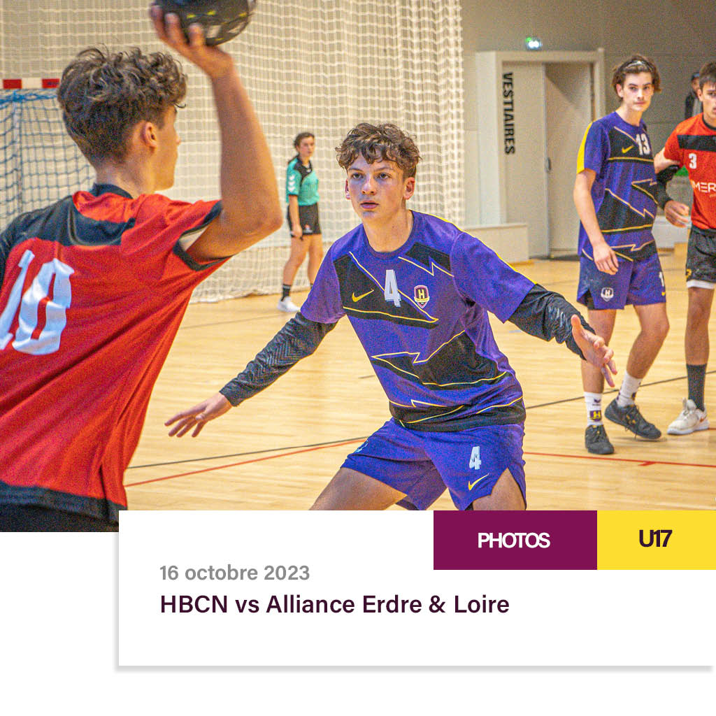 U17 : HBCN vs Alliance Erdre & Loire