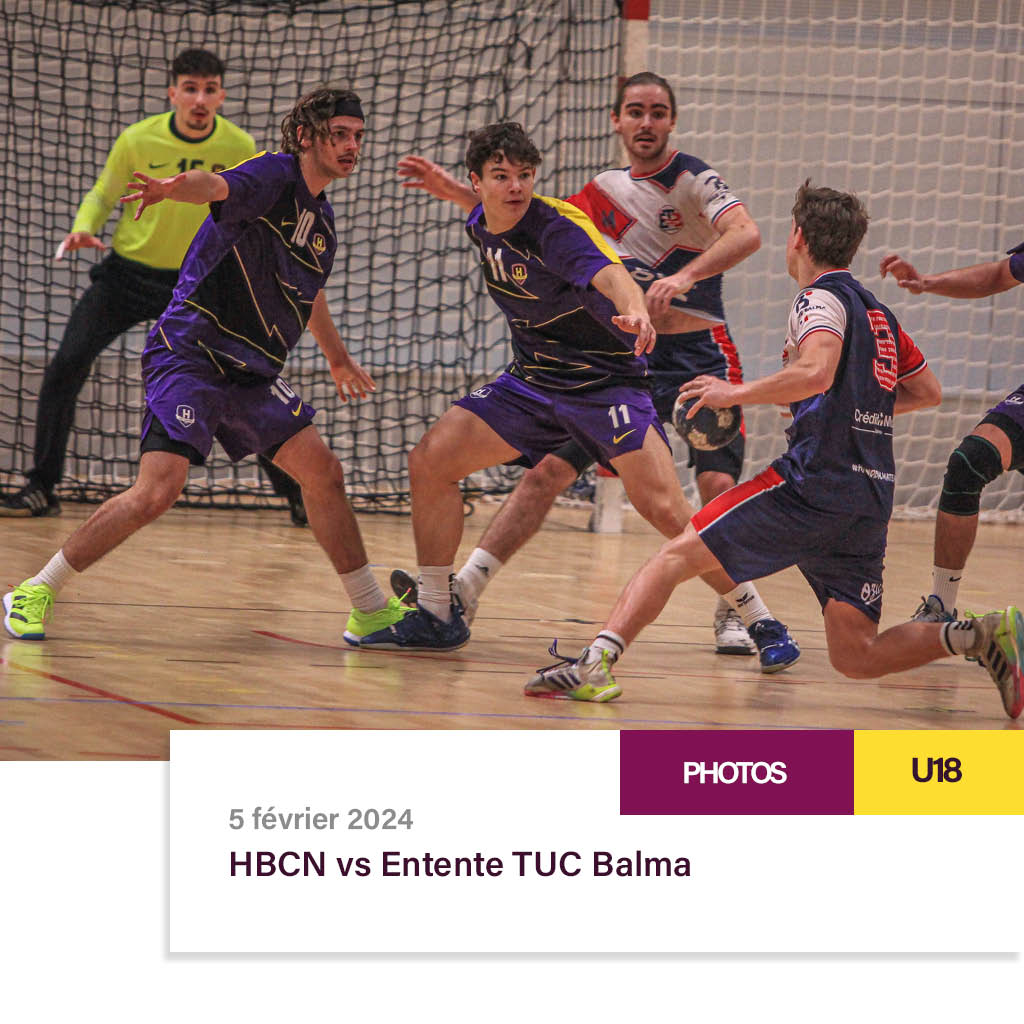 U18 : HBCN vs Ent. TUC Balma