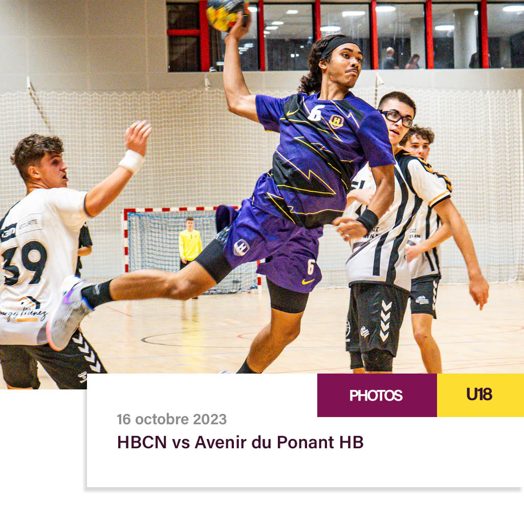 U18 : HBCN vs Avenir du Ponant