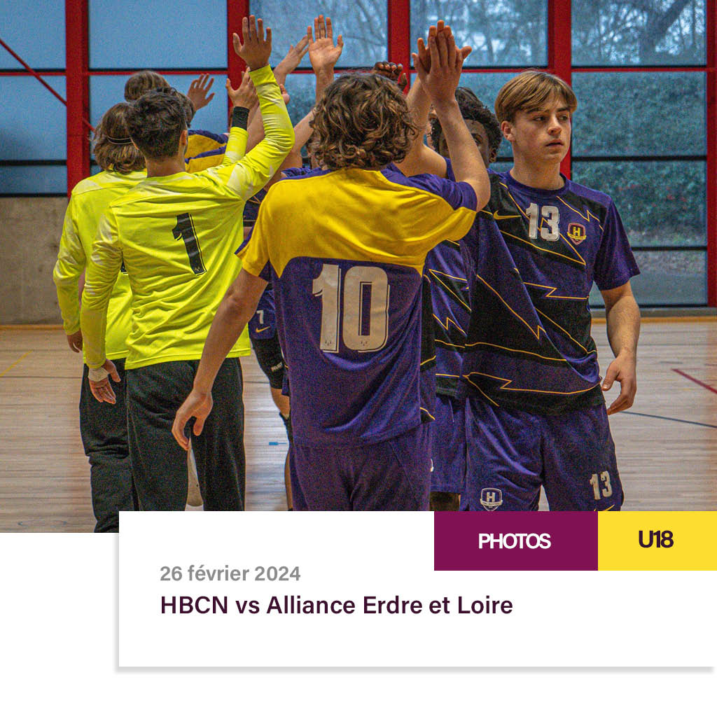 U18 : HBCN vs Alliance Erdre & Loire