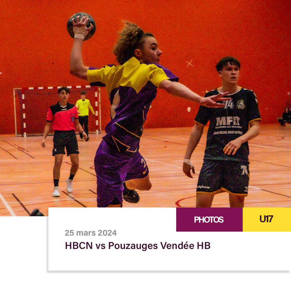 U17 : HBCN vs Pouzauges VHB